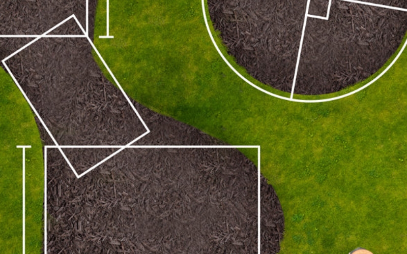 Yard Busters Landscaping - Mulch Installation - Measure Garden Beds