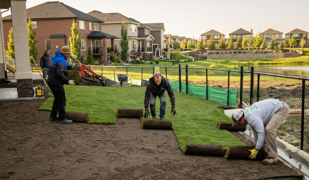 Yard Busters Landscaping - SOD Installation