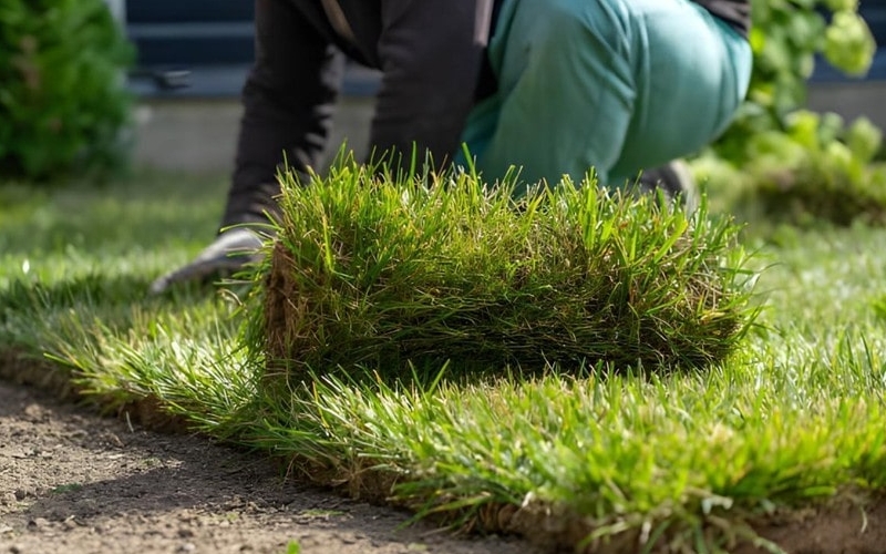 Yard Busters Landscaping - SOD Installation - First Cut